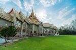 Temple , Wat Thai They Are Public Domain Or Treasure Of Buddhism Stock Photo