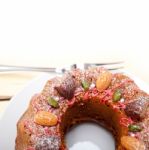 Chestnut Cake Bread Dessert Stock Photo