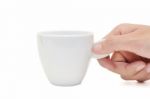 White Cup Stock Photo