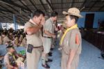 Student 11-12 Years Old, Scout Assembly, Teepangkorn Scout Camp In Samut Sakhon Thailand Stock Photo