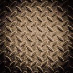 Seamless Steel Diamond Plate Texture Stock Photo