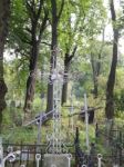 Crosses On Graves Cemetery And Fences   Stock Photo