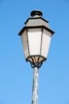 Vintage Lamp Post (blue Sky Background) Stock Photo