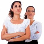 Young Women Standing Stock Photo