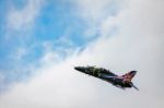 Bae Systems Hawk Aerial Display At Biggin Hill Airshow Stock Photo