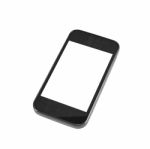 Smartphone on white background Stock Photo