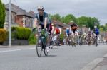 Cyclists Participating In The Velethon Cycling Event In Cardiff Stock Photo