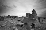 Old Graveyard Stock Photo