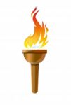 Olympic Torch Stock Photo