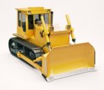 Heavy Crawler Bulldozer Stock Photo