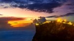 Uluwatu Temple In Bali, Indonesia Stock Photo