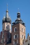 St Marys Basilica In Krakow Stock Photo