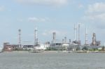 Oil Refinery Plant Stock Photo