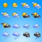 Weather Graphics Stock Photo