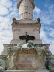 Monument To The Girondins In Place Des Quincones Bordeaux Stock Photo