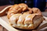 Bread On Tray Stock Photo