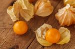 Cape Gooseberry Physalis Fruit Ground Cherry Organic Food Vegetable Stock Photo