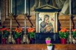 View Of An Altar In Salzburg Cathedral Stock Photo