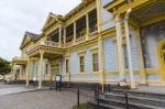 Old Hakodate Public Hall Stock Photo