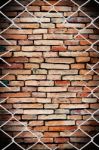 Grunge Fence And Wall Stock Photo