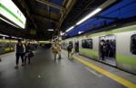 Tokyo -nov 23 : Rush Hour At The Shinjuku Train Station On 23 No Stock Photo