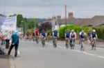 Cyclists Participating In The Velethon Cycling Event In Cardiff Stock Photo