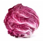 Radicchio Isolated On The White Background Stock Photo