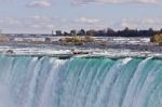 Beautiful Image With Amazing Powerful Niagara Waterfall Stock Photo