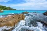 Summer Sea In Thailand Stock Photo