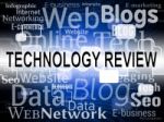 Technology Review Means Assessment Evaluation And Assess Stock Photo