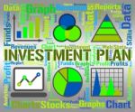 Investment Plan Represents Investments Proposal And Savings Stock Photo