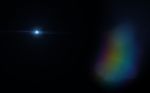 Abstract Natural Lens Flare. Rays Background Stock Photo