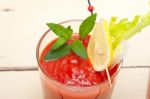 Fresh Tomato Juice Stock Photo