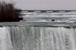 Very Beautiful Image With The River And The Niagara Waterfall Stock Photo