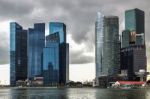 Singapore Skyline Stock Photo