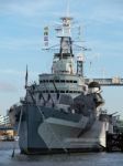 Hms Belfast Stock Photo