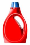 Laundry Bottle Isolated Stock Photo