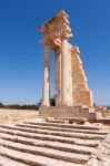 Temple Of Apollo Near Kourion Cyprus Stock Photo