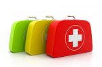 First Aid Kits Stock Photo