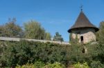 Moldovita, Moldovia/romania - September 18 : View Of The Exterio Stock Photo