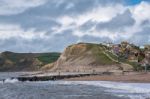 Jurassic Coastline At Lyme Regis Stock Photo