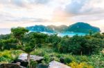 View Point Bay Koh Phi Phi Don In Andaman Sea, Phi Phi Islands K Stock Photo