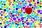 Multicolored Heart Stock Photo