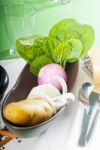 Fresh Vegetables And Spice Stock Photo