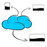 Cloud Computer Illustration Stock Photo