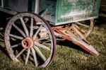 Old Cart Long Since Abandoned In Utah Stock Photo