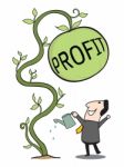 Tree Profit Stock Photo