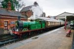 Golden Arrow With Pullman Cars Stock Photo