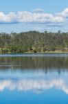 Lake Manchester During The Day Stock Photo