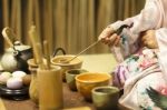 Japanese Tea Ceremony Stock Photo